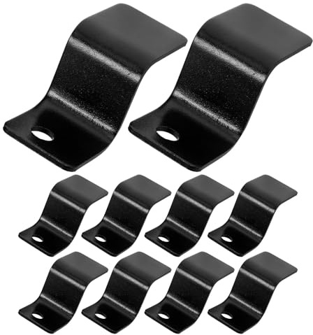 GALPADA Battery Hanger Brackets and Efficient Battery Management Z-shaped 5 Pair Metal Material with Versatile Use for Wheelchair Motor Attachment for Mobility and Everyday Use