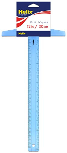 Helix Kunststoff-T-Quadrat, 30 cm (20002)