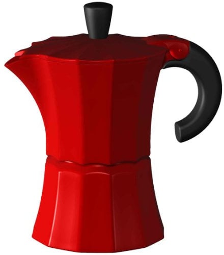 Gnali & Zani Morosina Coffee Maker, Red, 28 x 28 x 18 cm