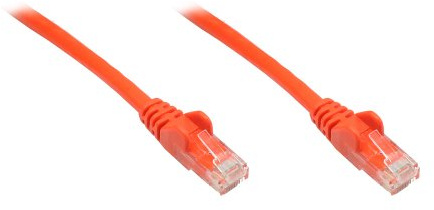 Patchkabel, Cat. 6, U/UTP, orange, 0,25m, Good Connections®