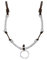 Beau Soleil Jewelry Damen Lederkette mit Anhänger längenverstellbare Halskette aus Leder (braun)