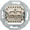 Rutenbeck 13010422 – Steckdose Telefon Einbau UAE 2 Fach 2 X 8-polig 2 X 8 Bornas