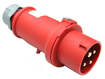 as - Schwabe Fiche CEE 400V, 32A, 4 Broches IP44 Industrie, Chantiers | 60572