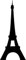 Samunshi® Aufkleber Eiffelturm Paris Autoaufkleber 4,3 x 10cm schwarz
