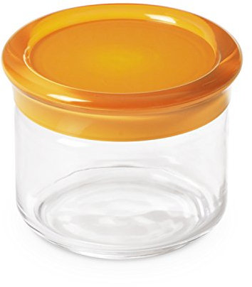 Omada Design Barattolo Cucina in Plastica da 0,5 lt, Contenitore Freschezza Alimenti, Made in Italy, Lavabile in Lavastoviglie, Linea Trendy