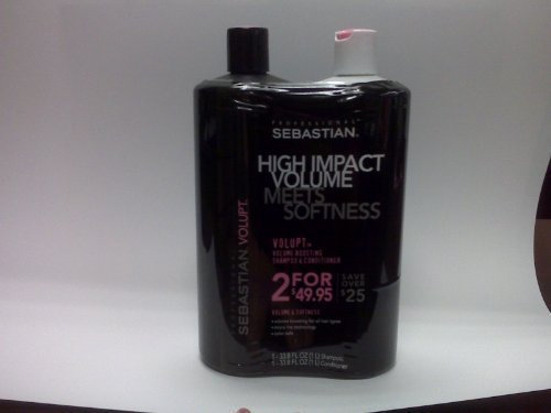 Sebastian Volupt Shampoo and Conditioner Liter Duo by Sebastian BEAUTY (English Manual)