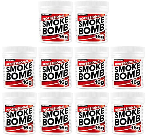 16g Smoke Bomb Fogger For Fleas, Bedbugs, Moths and all insects | Professional Strength (10)