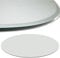 Euro Tische Plaque en Verre Ø 60cm pour Poêle à Bois et Table - Protection avec Verre de Sécurité Trempé 6mm, Pare-étincelles de Cheminée (Clair)