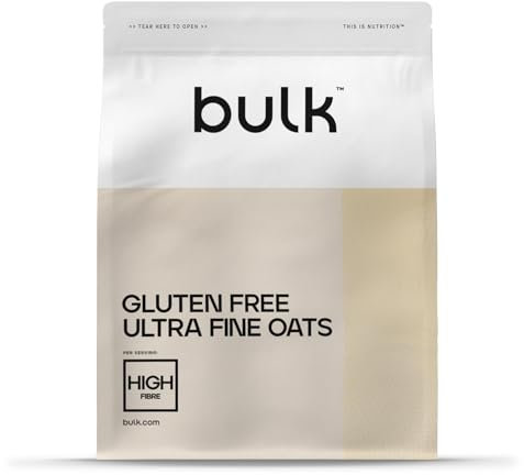 Bulk Avena in polvere senza glutine, 2.5kg, 50 porzioni