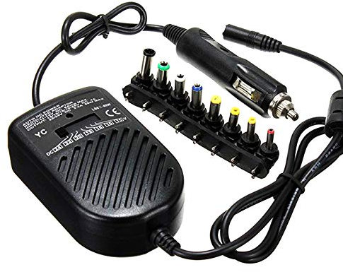ONOGAL Cargador Universal de Tipo Mechero de Coche para Portáiles Compatible con Mac, HP, IBM, NEC, Fujitsu, Sony, Shap, Acer, DELL 2314