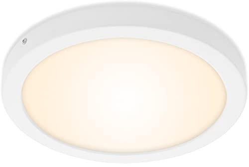Briloner Leuchten LED Aufbauleuchte, Deckenlampe GU10, Reflektor schwenkbar, 2200 Lumen, 21,4 Watt, 3.000 Kelvin, Schwarz, 8x8cm