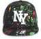 New Boy Girl NY New York süße Unisex Schwester Bruder Kindercap Hai Tiger Adler Prince Kinder Cap Snapback und Mütze 49-56cm Kopfumfang (One Size, NewSplash-Black)