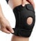 AVIDDA Knee Support, Open Patella Knee Brace for Men Women, Neoprene Knee Braces for Joint Pain, Sports, Walking, Running, Black Size M-XL (18.5 to 22.5)