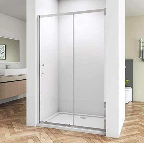 Huiyang 1200x1900mm Height Bathroom Sliding Shower Door Shower Enclosure Tempered Glass Cubicle Screen