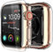 Yolin [2-Stück] All-Around TPU Displayschutz Kompatibel mit Apple Watch Series 9 / Series 8 / Series 7 41mm, Ultradünne Weiche Schutzhülle für iwatch 41mm (2 Transparent)