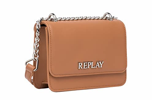 Replay Damen Handtasche aus Kunstleder, Brick Brown 060 (Braun), Onesize