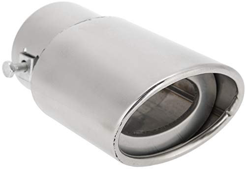 Tubo De Escape, Embellecedor Silenciador Tapa Escape Recto Punta Trasero Acero Inoxidable Brillante Mandril Garganta Cola Coches Universal Extremo Del Automóvil Compatible Con Sportsvan Plug&play