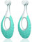 baby zahnbürste Super weich nano zahnbürste ， baby zahnbürste ab 6 monate - 18 Monate，nano zahnbürste baby weich mit zungenreiniger 2 Packung (blau)