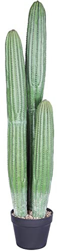 Ruwenus Künstlicher Kaktus, Kunstpflanze, 94 cm hoch, künstliche Kakteen, künstliche Pflanzen, Saguaro mit Pflanzgefäß für drinnen und draußen, Heimbüro, Ladendekoration