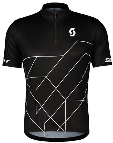 Scott RC Team 20 Fahrrad Trikot kurz schwarz/weiß 2024: Größe: L (50/52)
