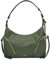 L.CREDI Hobo-Bag LARINA Damen-Umhängetasche 32x12x25 (moss)