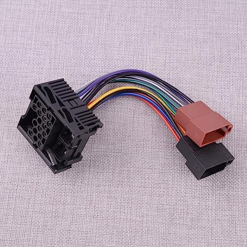 SOLKIN Faisceau de câbles de commutateur d'adaptateur Radio ISO for BMW E30 E36 E46 E34 E39 E56 Z3 Z8 Mini for Land Rover Freelander Defender 2 for Discovery