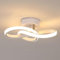 Toolight LED Deckenleuchte, 22W 2500LM Moderne Deckenlampe aus Aluminium, 25cm Kleine LED Leuchte für Flur Balkon Schlafzimmer Arbeitszimmer Wohnzimmer, 3000K Warmweiß, Weiß