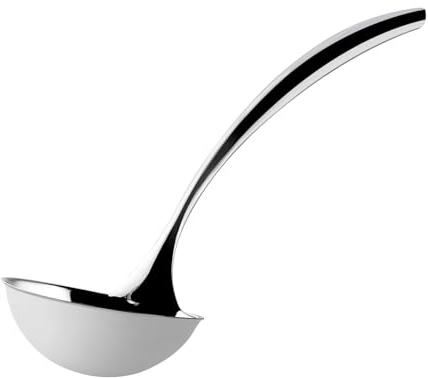 Cuisipro Große Tempo Schöpflöffel, Edelstahl, hohle Griffe zur Reduzierung der Wärmeübertragung, 38 cm, 177 ml Fassungsvermögen