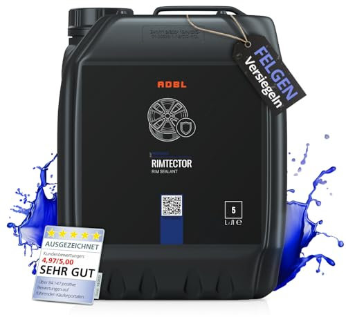 ADBL Rimtector (5 l) - Scellant rapide pour une protection durable - Crée une barrière hydrophobe - Facilite le nettoyage et la brillance - Facile à utiliser - Scellage humide pour jantes
