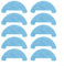 Lot de 10 chiffons pour aspirateur pour Cecotec pour Conga 2299 Ultra Home pour X-Treme