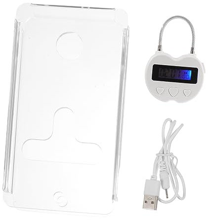 jojofuny 1satz Setzen Sie Ihre Selbstdisziplin Mit Unserem Praktischen Handy-zeitschloss Form Eines Kreativen Lockbox-Systems Für Schüler Bekämpfung Von Ablenkungen