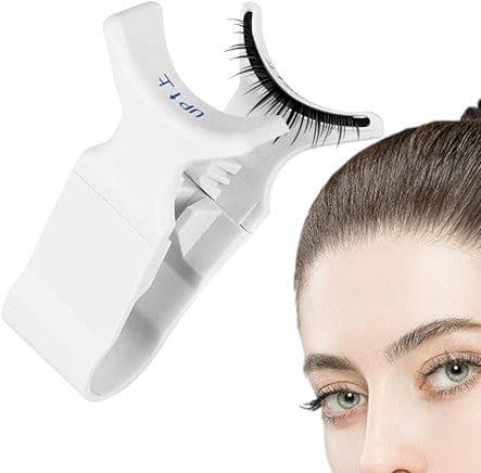 Magnetische Wimpernzange, Falsche Wimpernzange Falscher Wimpern-V-Clip für einfache Anwendung, Wimpern-Styling-Tool mit gebogenem Design zum Entspannen, zu Hause, auf Reisen und auf Geschäftsreise