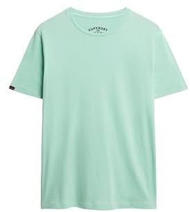 Superdry Herren Klassisches Essential T-Shirt Grüne Minze Hellgrün XXXL