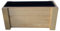 TIMBERMIK Holz Pflanzkübel Groß Außen & Innen 82,5 x 30 x 25 cm Pflanzkasten Blumenkübel Outdoor Rechteckig Blumenkasten für Garten Balkon und Terrasse Rohholz