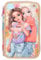 Depesche 13282 TOPModel Girl Power - Gefüllte 3-Fach Federtasche in Beige, mit Model Motiv und bunten Batches, Federmappe mit Buntstiften, Schere, Lineal uvm.