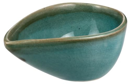 SHERCHPRY Petit Plat En Céramique Bol À Mélange Pour Masque Facial Et Huile Essentielle Support D’Aromathérapie Pour Salon Spa Maison Salle De Bain 3.35X2.17X1.50 Pouces