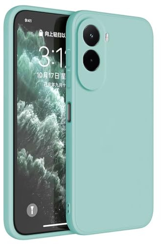 HAFFAN TPU Silikon Hülle kompatibel mit Smartphone, Compatible with Poco M7 (4G)(Phone Dimension Size 169.48x80.45x8.4mm) Bitte messen Sie die Größe Ihres Handys.