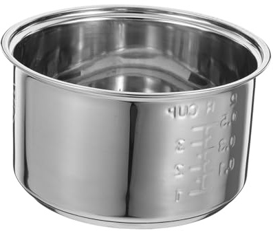 COLLBATH Edelstahl Reiskocher Innentopf Ersatz 1,6 l Dampfgarer Kochtopf Für Haushalt