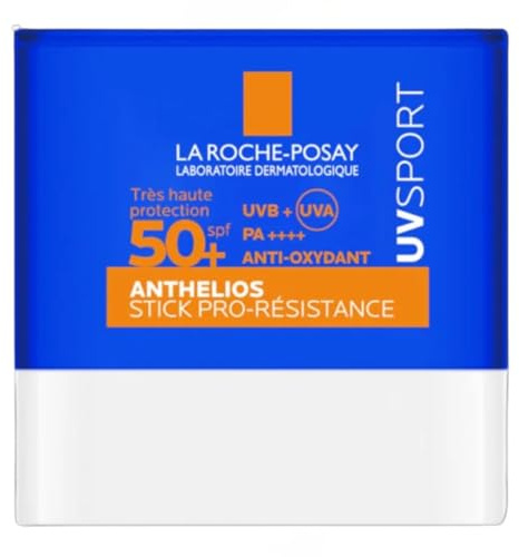 La Roche Posay Anthelios UVSPORT pro-Resistance Stick SPF50+ mit Vitamin E für alle Hauttypen, 10ml
