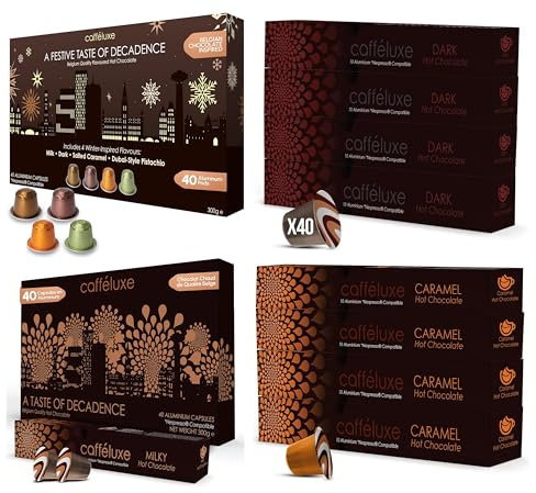 Capsules de chocolat chaud compatibles Nespresso - Saveurs multiples - 160 capsules