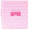 goldbuch 15087 Babyalbum Kleine Prinzessin, 30 x 31 cm, Baby Fotoalbum mit 58 weißen Blankoseiten & 4 illustrierten Seiten und Pergamin-Trennblättern, Kunstdruck mit Relieflack & Accessoires, Rosa