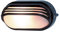 REV Ovalleuchte, Wandlampe Deckenlampe oval, bis 60 Watt, IP44, E27, schwarz