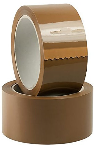 6 pz Nastro adesivo MADE IN ITALY imballaggio 50 mm x 132 mt AVANA. MEDIA WAVE store