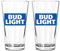Bud Light 513646 Pint Beer Glass, Clear