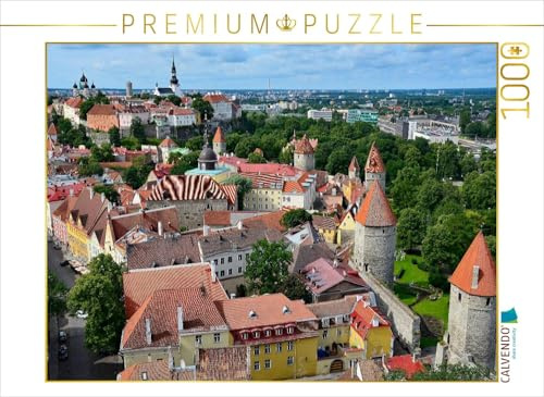 CALVENDO Puzzle Blick über die Stadtmauer | 1000 Teile Lege-Größe 64 x 48 cm Foto-Puzzle für glückliche Stunden