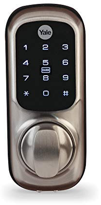 Yale-Yale Inteligente Vida yd-01-con-nomod-sn sin Llave Conectado Ready Smart para Puerta Lock, níquel Satinado