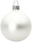Sikora Essentials Klassische Christbaumkugeln aus Glas - matt - 6 Farben 3 Größen Premium Qualität, Farbe:Silber matt 4er Set, Höhe in cm:6 cm