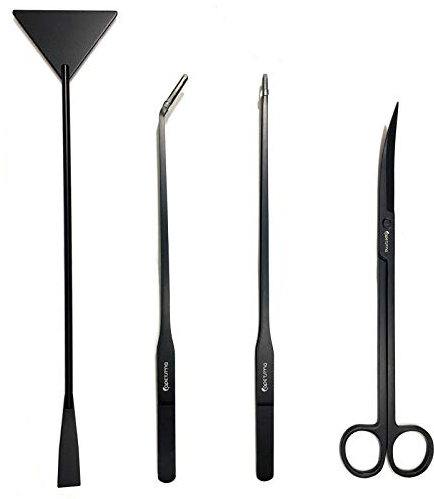 capetsma Aquascape Tools Pinzette Schere Spachtel, 5 in 1 Aquascape Tool