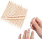 100 Pieces Orange Wood Sticks Nail Art Cuticle Stick for Pusher Remover Manicure Pedicure (100 Pieces)