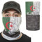 OneRedox Gesichtsschutz Halstuch Länder Bedruckt Algerien Biker Schal Ski Motorrad Gesichtsmaske BND-003